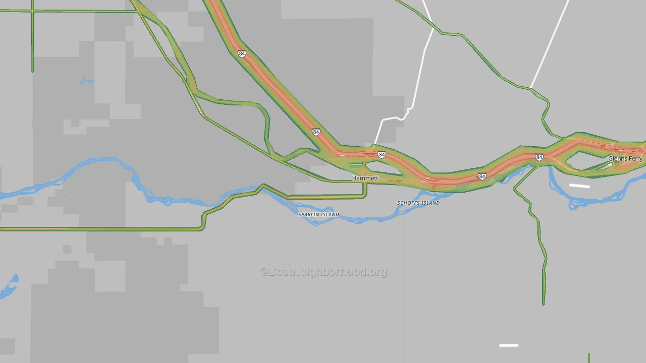 Hammett, ID Map of Noise Levels in Hammett