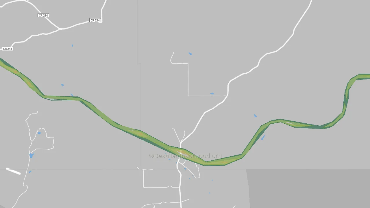 Harriman, WY Map of Noise Levels in Harriman