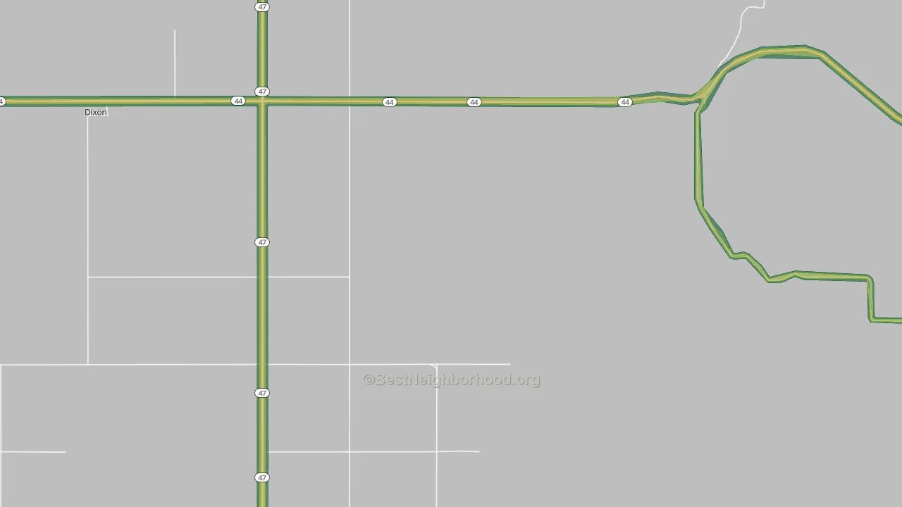 Hartley, SD Map of Noise Levels in Hartley