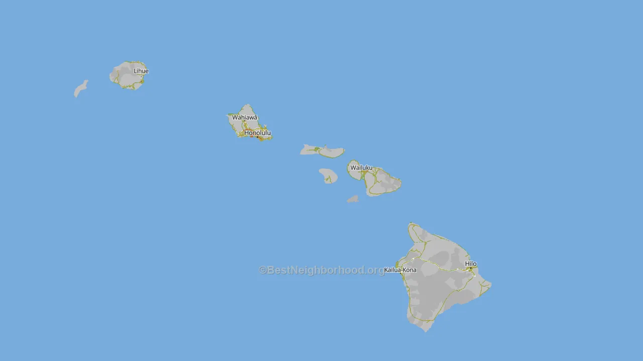 Hawaii Map of Noise Levels in Hawaii