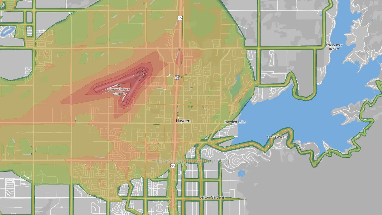 Hayden, ID Map of Noise Levels in Hayden