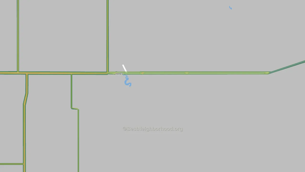 Hayes, SD Map of Noise Levels in Hayes