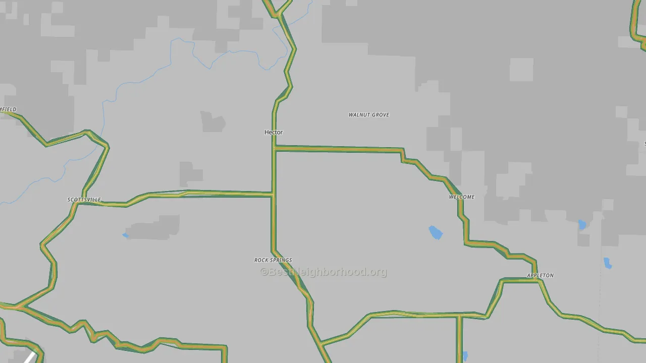 Hector, AR Map of Noise Levels in Hector
