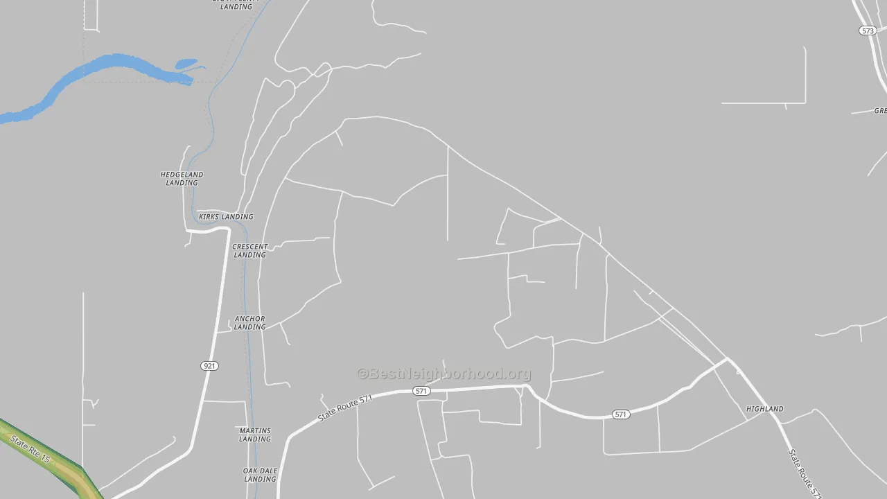 Helena, LA Map of Noise Levels in Helena