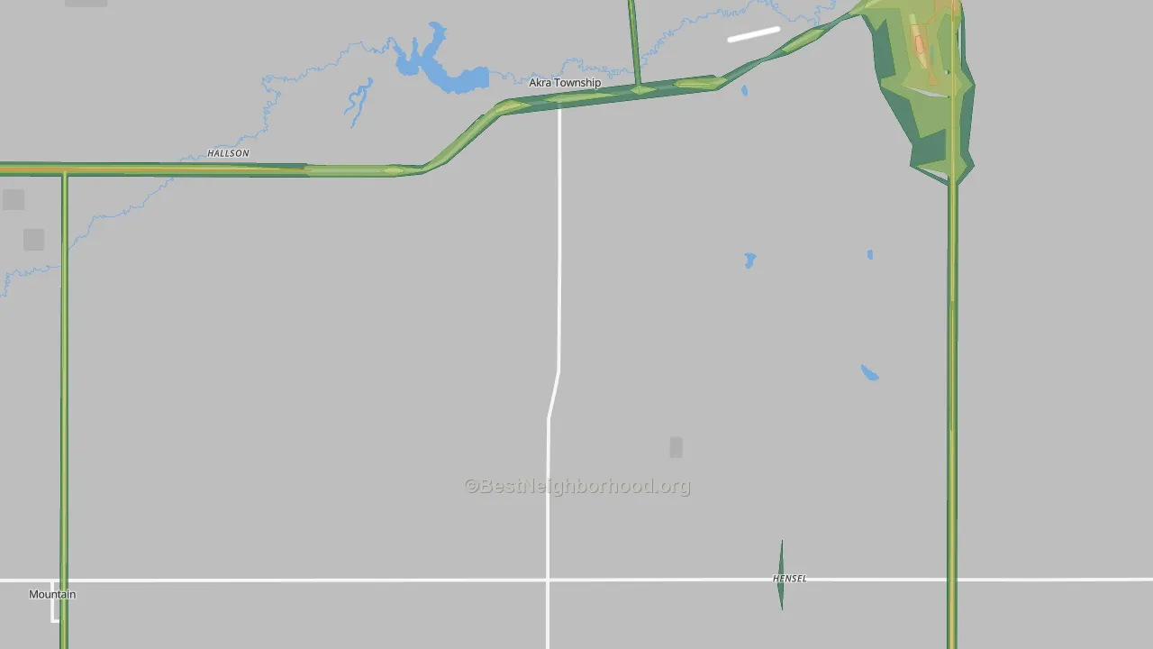 Hensel, ND Map of Noise Levels in Hensel