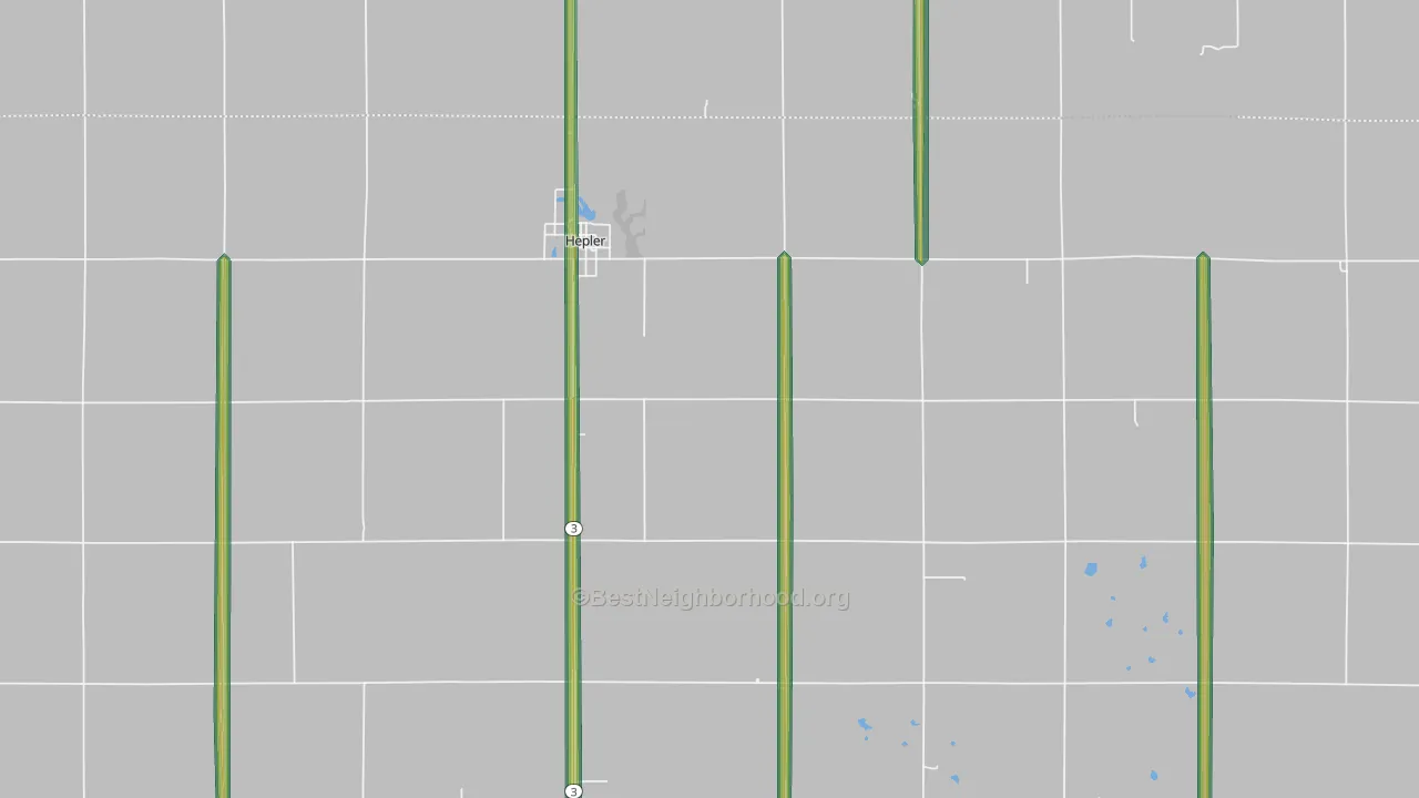 Hepler, KS Map of Noise Levels in Hepler