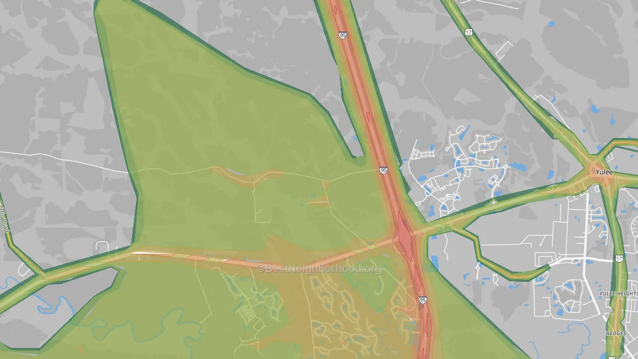 Hero, FL Map of Noise Levels in Hero