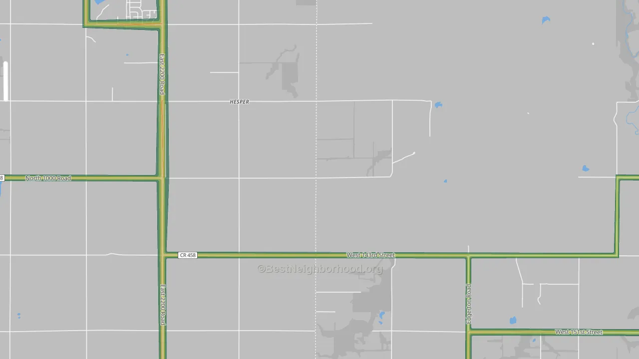 Hesper, KS Map of Noise Levels in Hesper