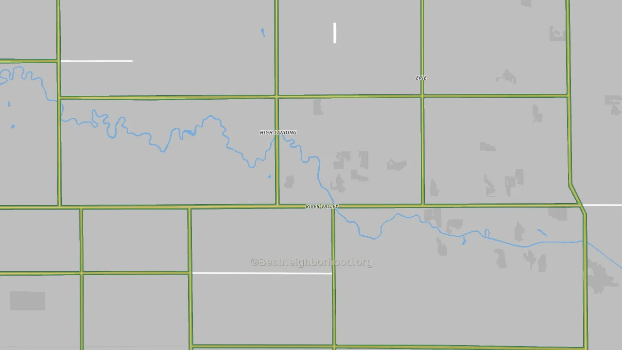 High Landing, MN Map of Noise Levels in High Landing