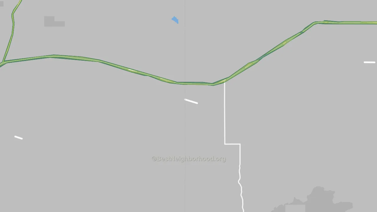 Hill City, ID Map of Noise Levels in Hill City