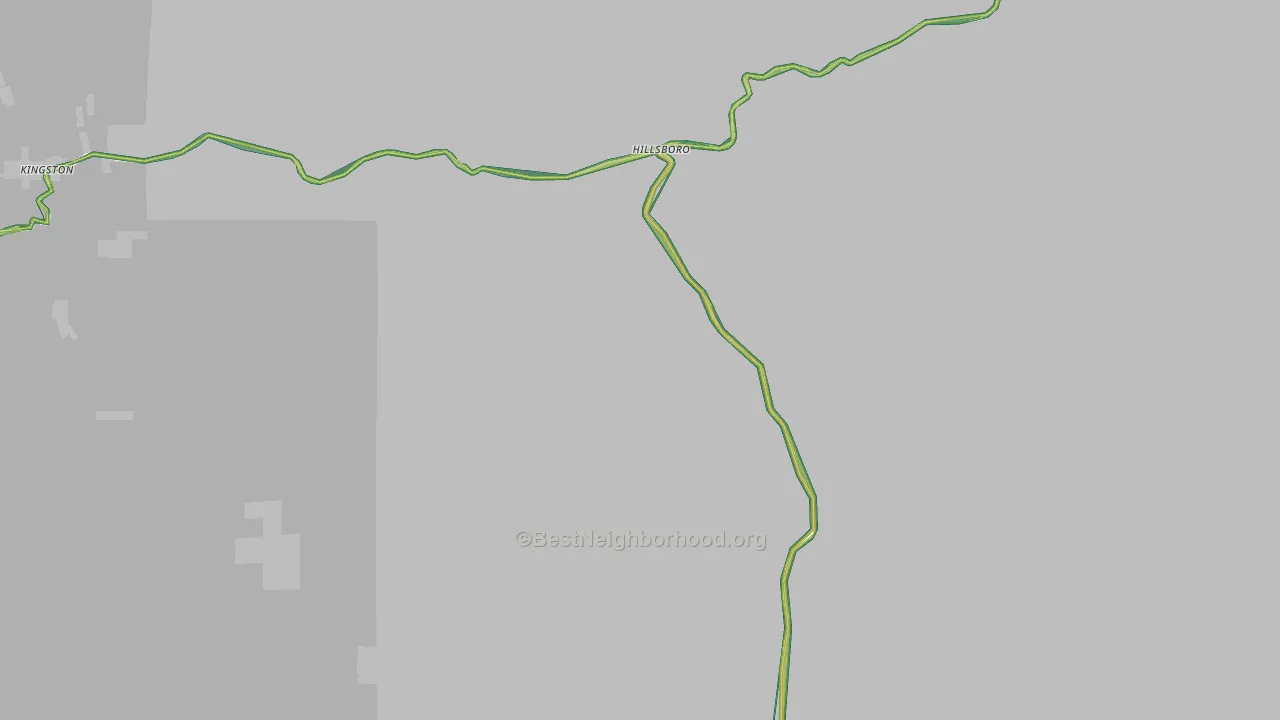 Hillsboro, NM Map of Noise Levels in Hillsboro