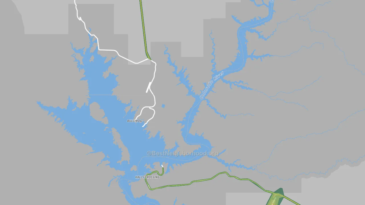 Hite, UT Map of Noise Levels in Hite