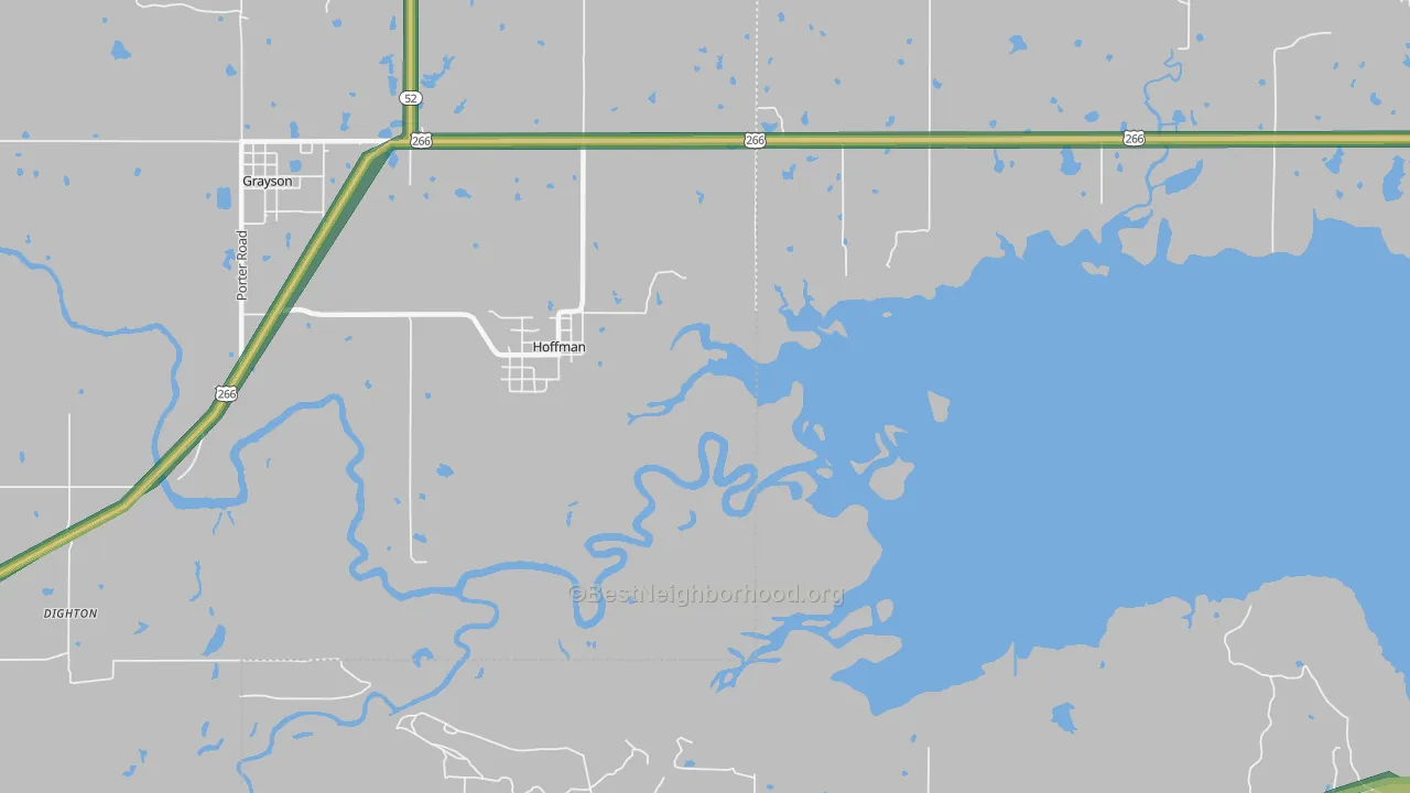Hoffman, OK Map of Noise Levels in Hoffman