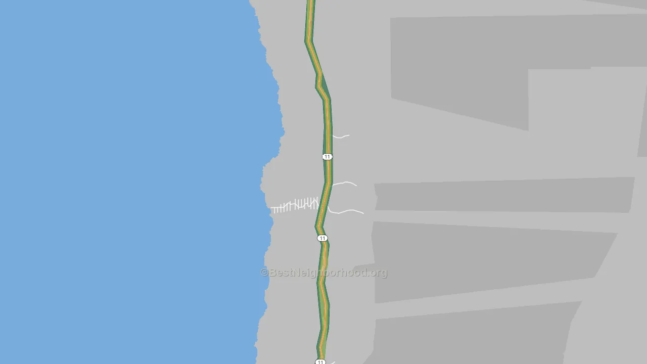 Hookena, HI Map of Noise Levels in Hookena