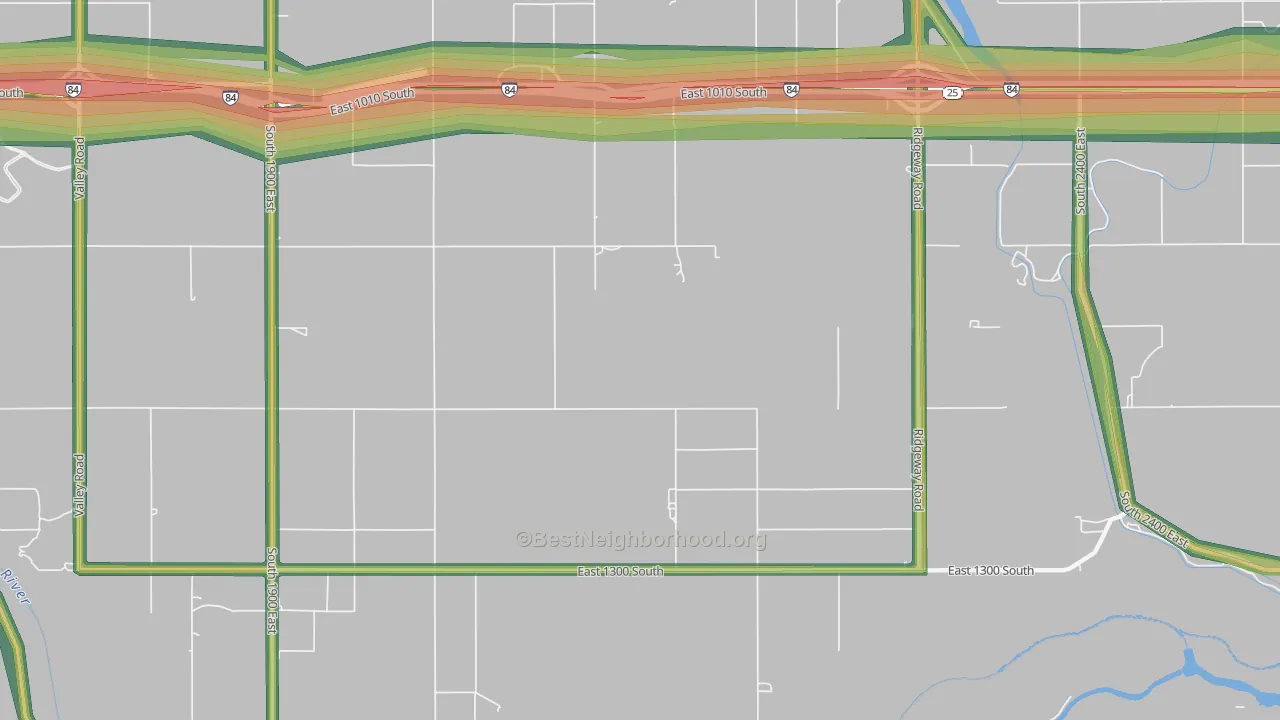 Hunt, ID Map of Noise Levels in Hunt
