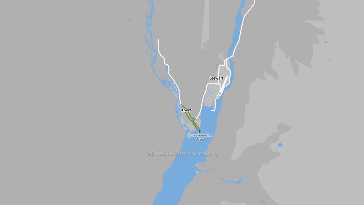 Hyder, AK Map of Noise Levels in Hyder