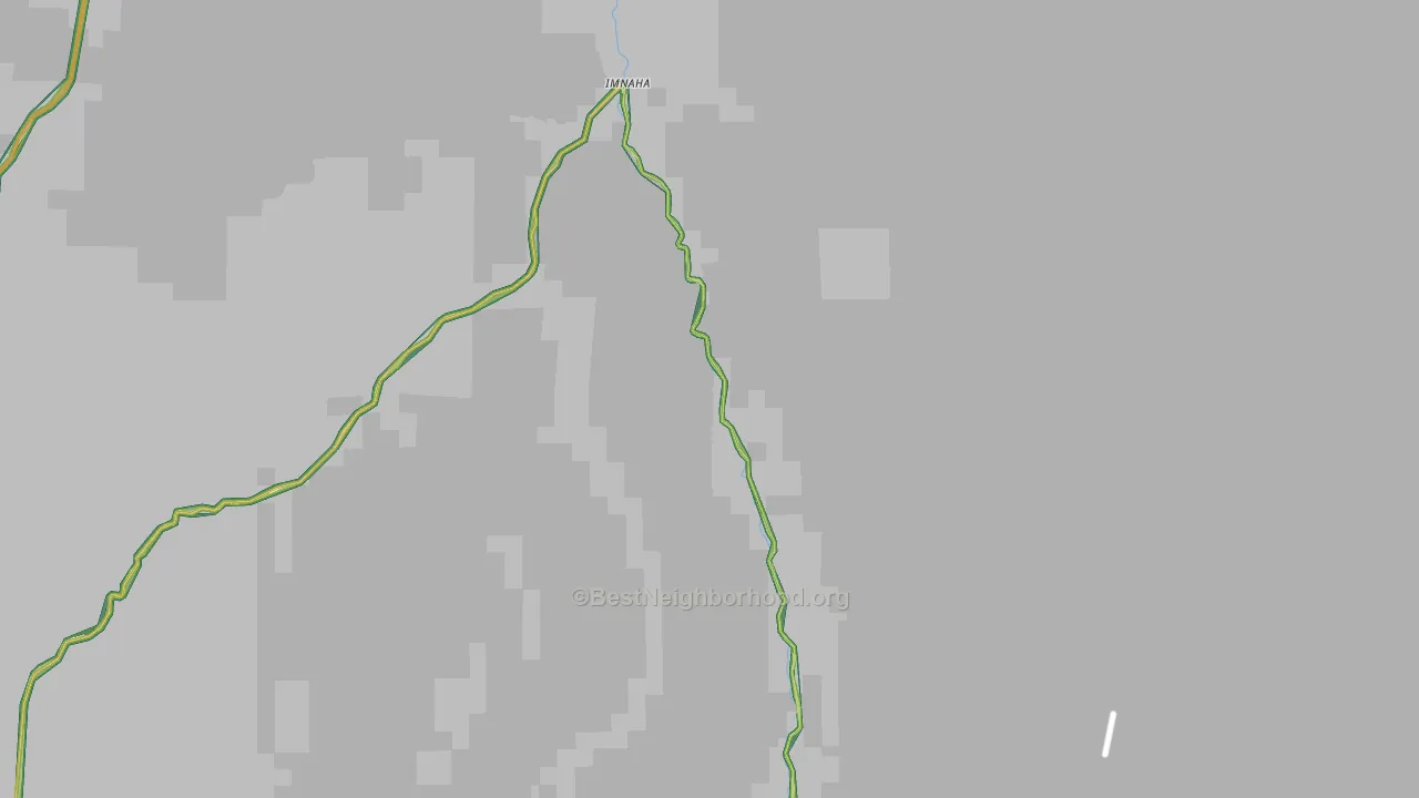 Imnaha, OR Map of Noise Levels in Imnaha