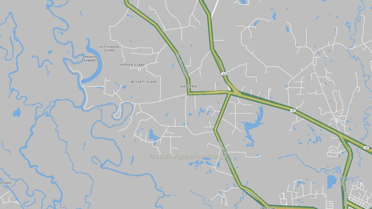 Industrial, MS Map of Noise Levels in Industrial