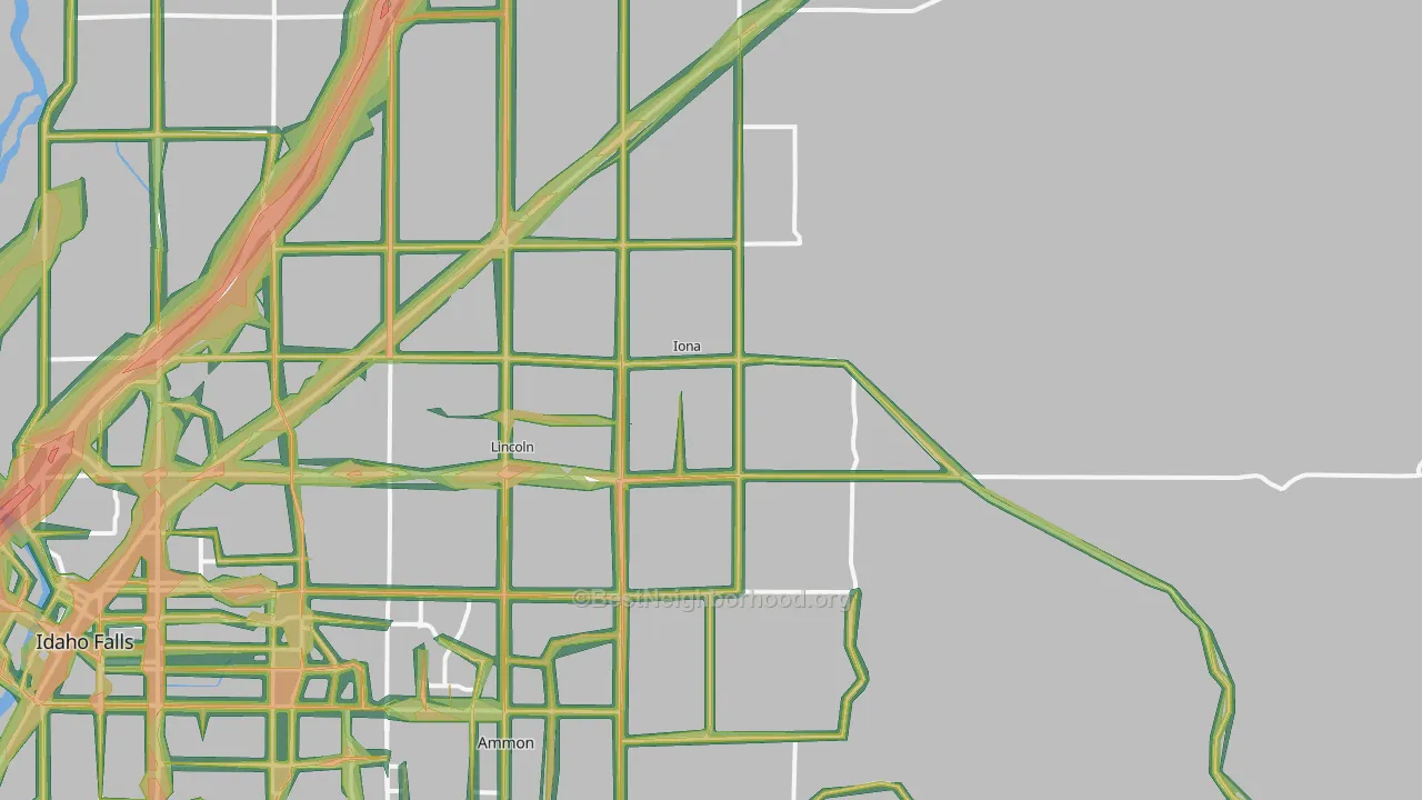 Iona, ID Map of Noise Levels in Iona