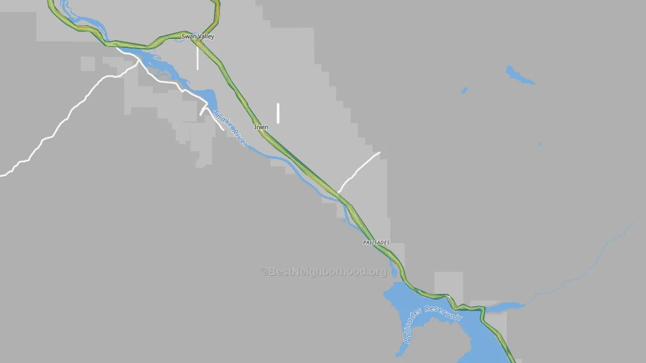 Irwin, ID Map of Noise Levels in Irwin