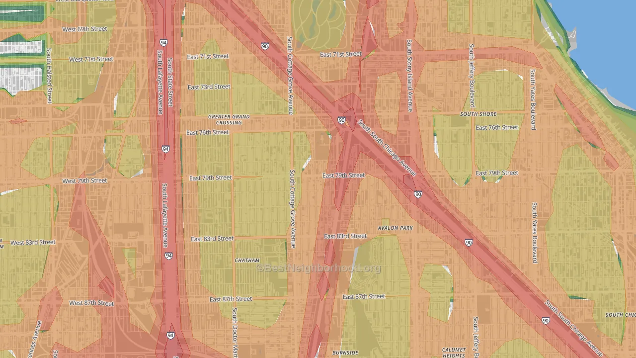 Italian Bowery, Chicago, IL Map of Noise Levels in Italian Bowery
