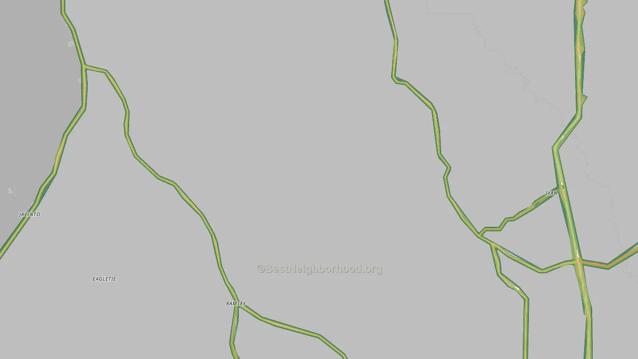 Ivan, AR Map of Noise Levels in Ivan