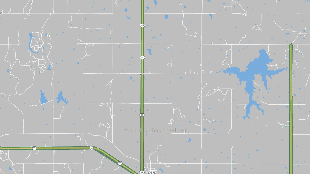 IXL, OK Map of Noise Levels in IXL