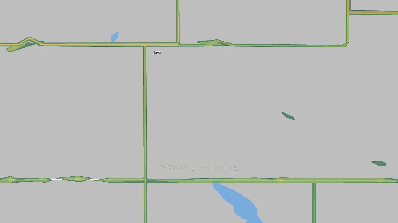 Java, SD Map of Noise Levels in Java