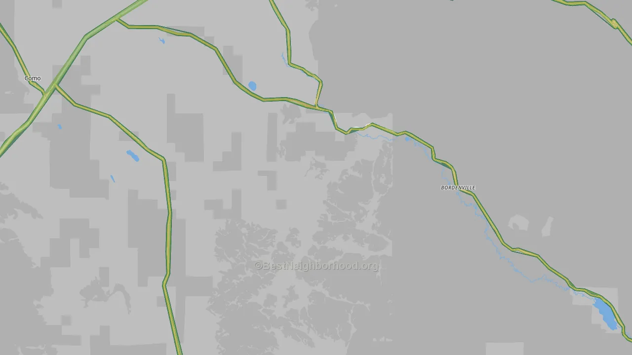 Jefferson, CO Map of Noise Levels in Jefferson
