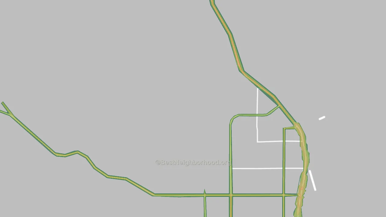 Johnnie, NV Map of Noise Levels in Johnnie