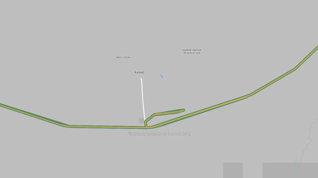 Kaibab, AZ Map of Noise Levels in Kaibab