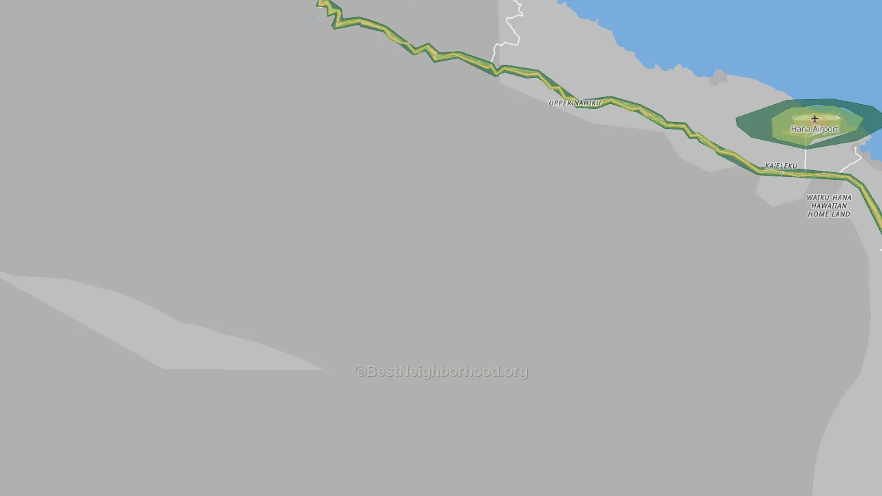 Kaupo, HI Map of Noise Levels in Kaupo
