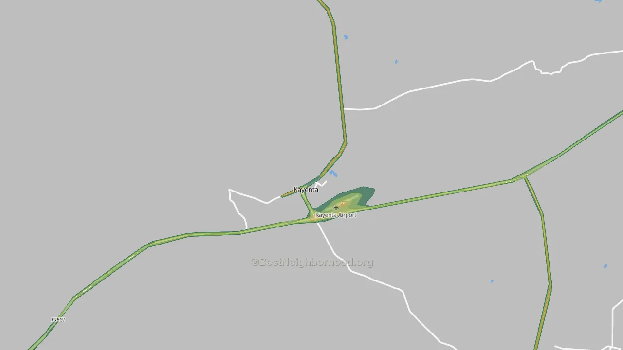 Kayenta, AZ Map of Noise Levels in Kayenta