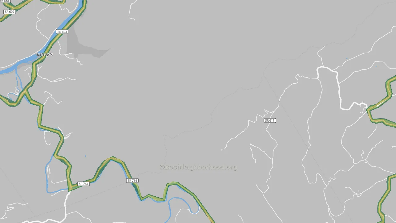 Kayoulah, VA Map of Noise Levels in Kayoulah