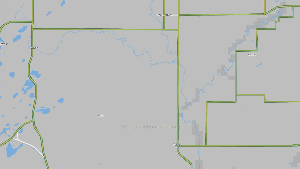 Kelsey, MN Map of Noise Levels in Kelsey