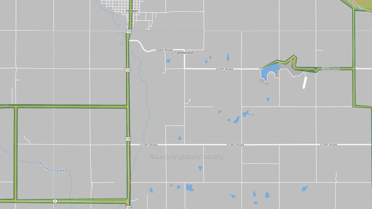 Kennekuk, KS Map of Noise Levels in Kennekuk