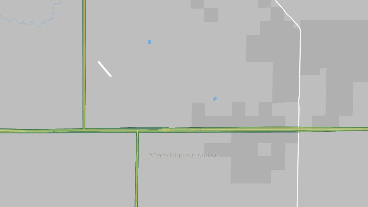 Keota, CO Map of Noise Levels in Keota