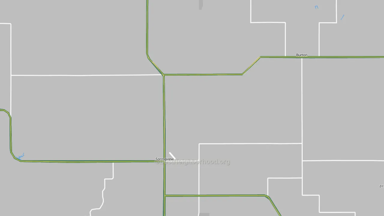 Keya Paha County, NE Map of Noise Levels in Keya Paha County
