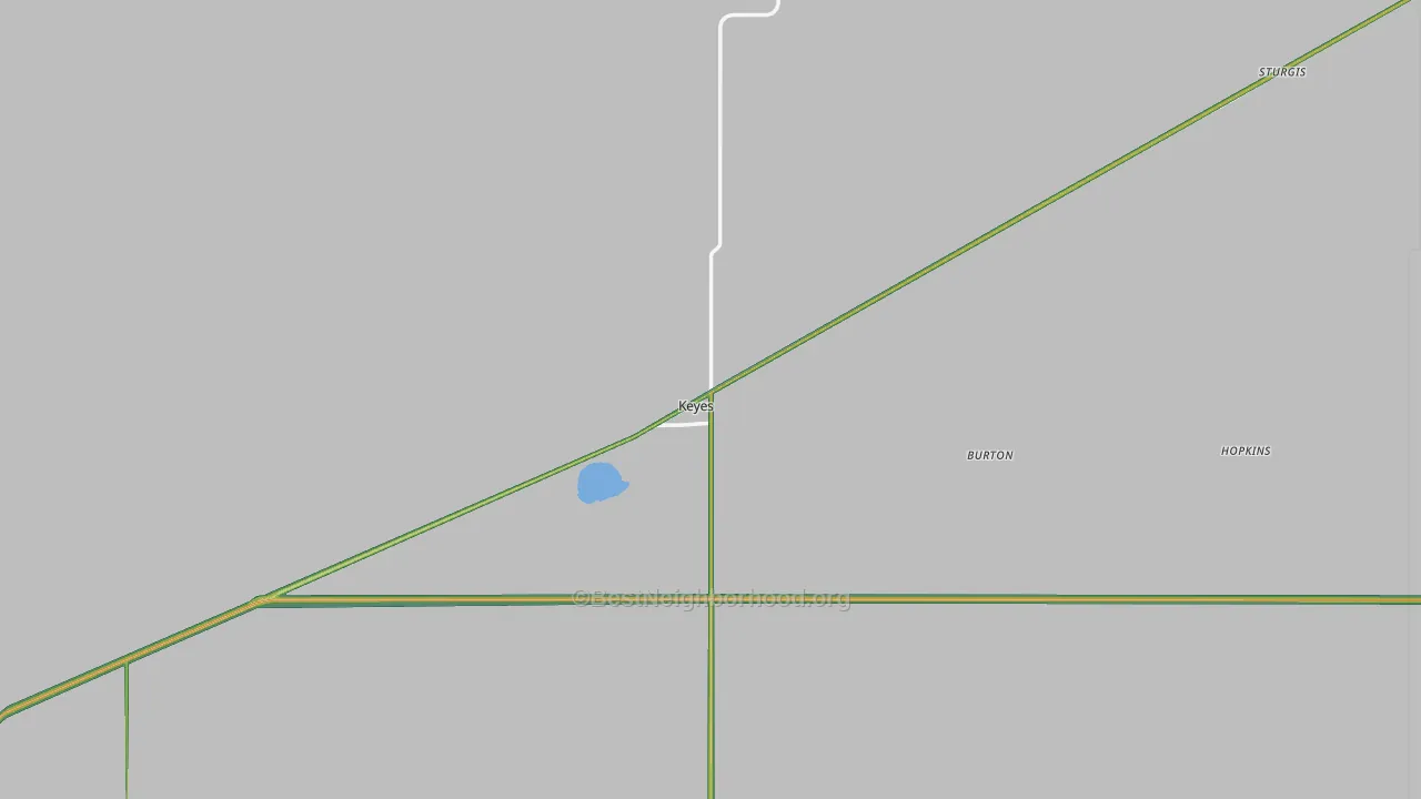 Keyes, OK Map of Noise Levels in Keyes