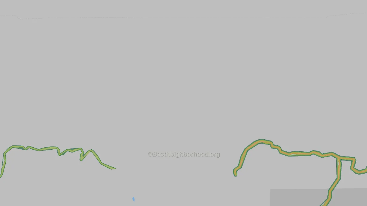 Kinzua, OR Map of Noise Levels in Kinzua