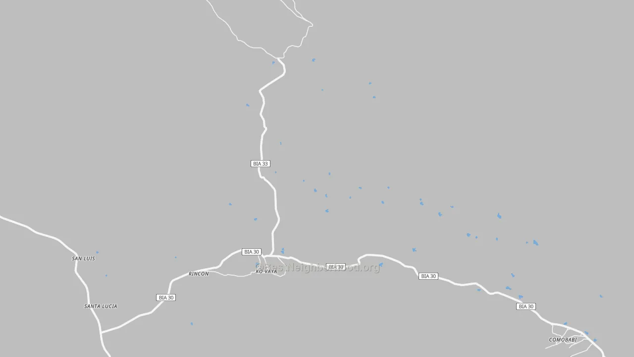 Ko Vaya, AZ Map of Noise Levels in Ko Vaya