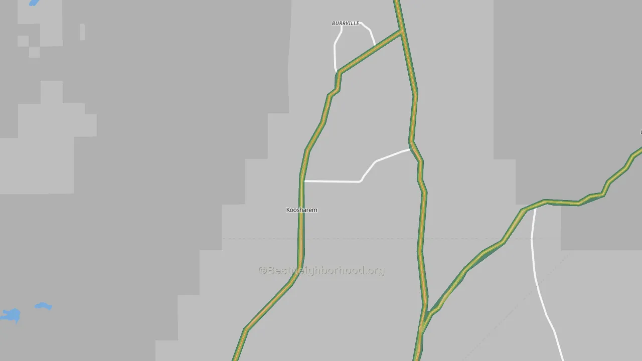 Koosharem, UT Map of Noise Levels in Koosharem