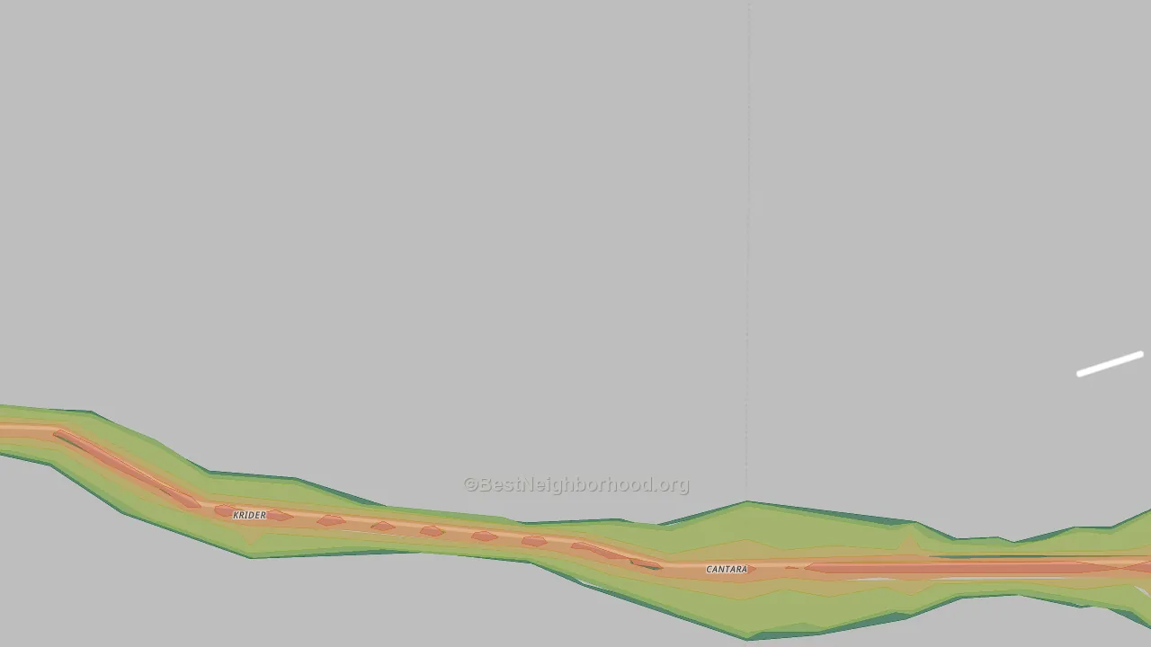 Krider, NM Map of Noise Levels in Krider