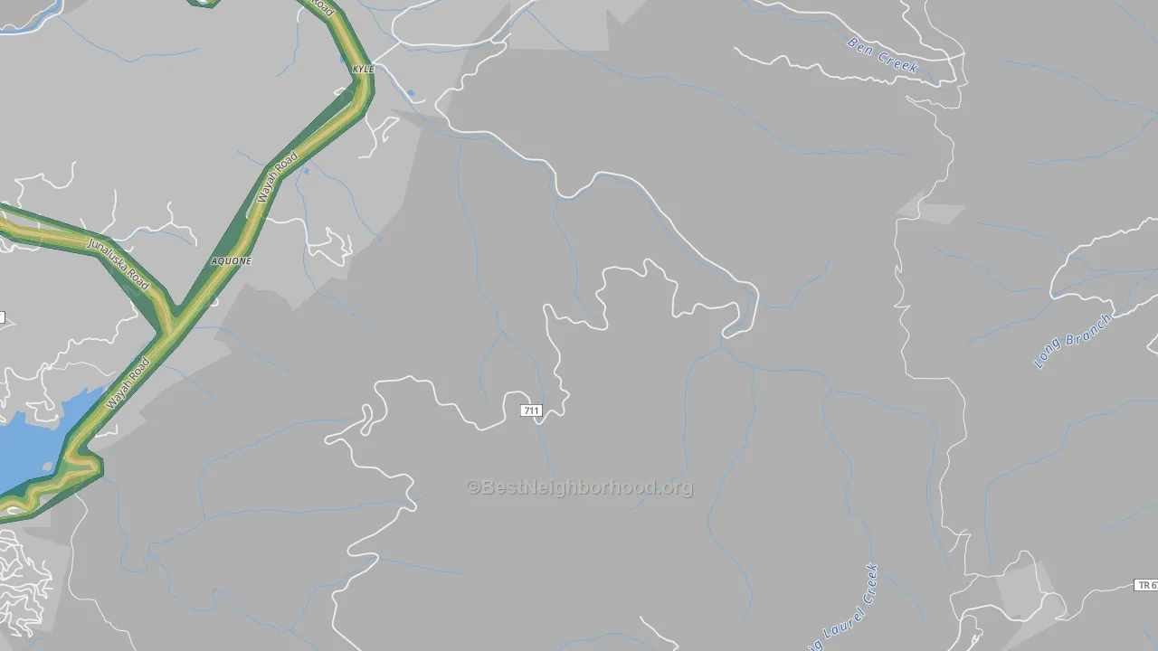 Kyle, NC Map of Noise Levels in Kyle