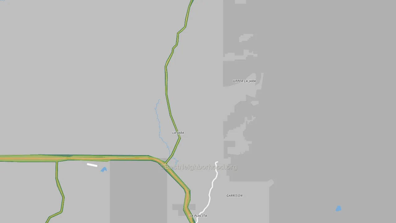 La Jara, NM Map of Noise Levels in La Jara
