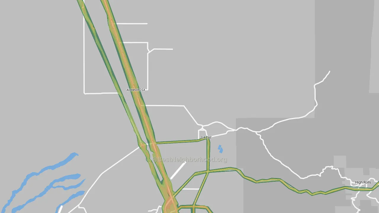 La Luz, NM Map of Noise Levels in La Luz