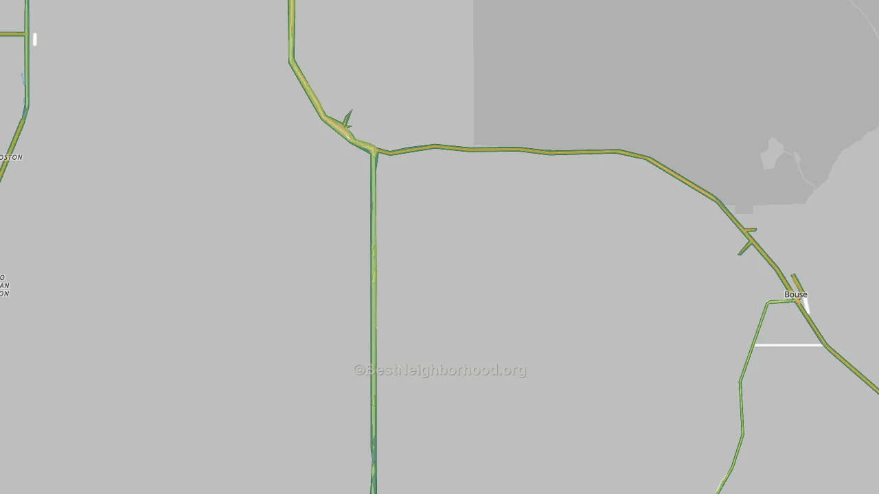 La Paz County, AZ Map of Noise Levels in La Paz County