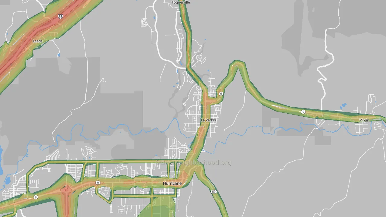 La Verkin, UT Map of Noise Levels in La Verkin