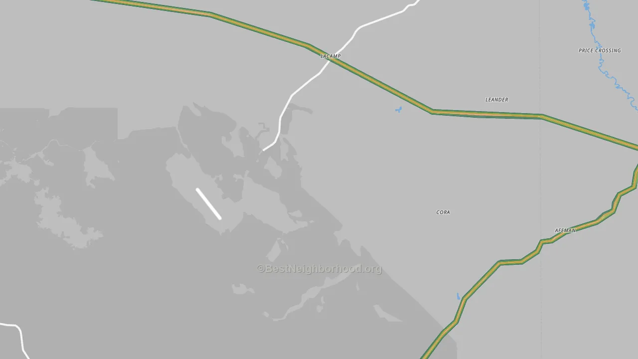 Lacamp, LA Map of Noise Levels in Lacamp
