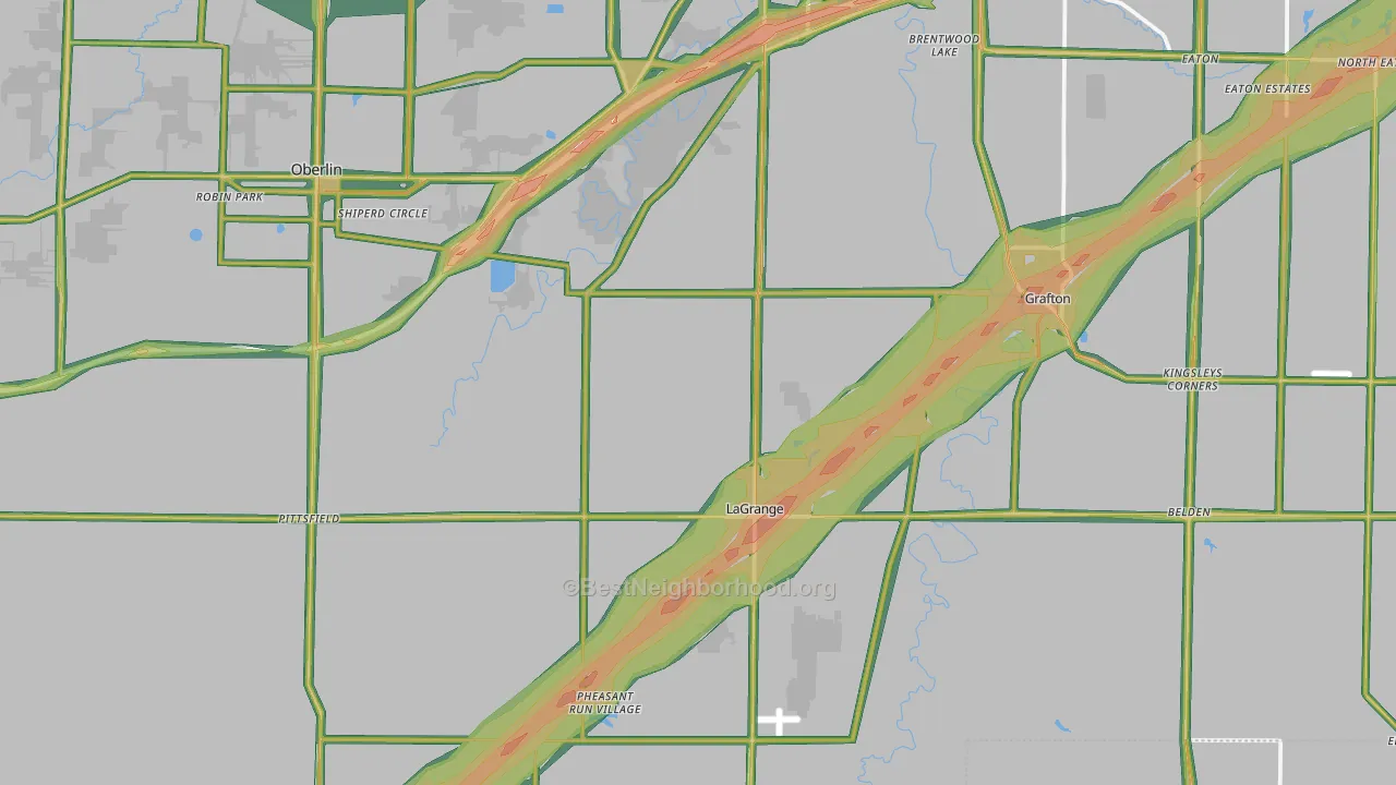 Lagrange, OH Map of Noise Levels in Lagrange